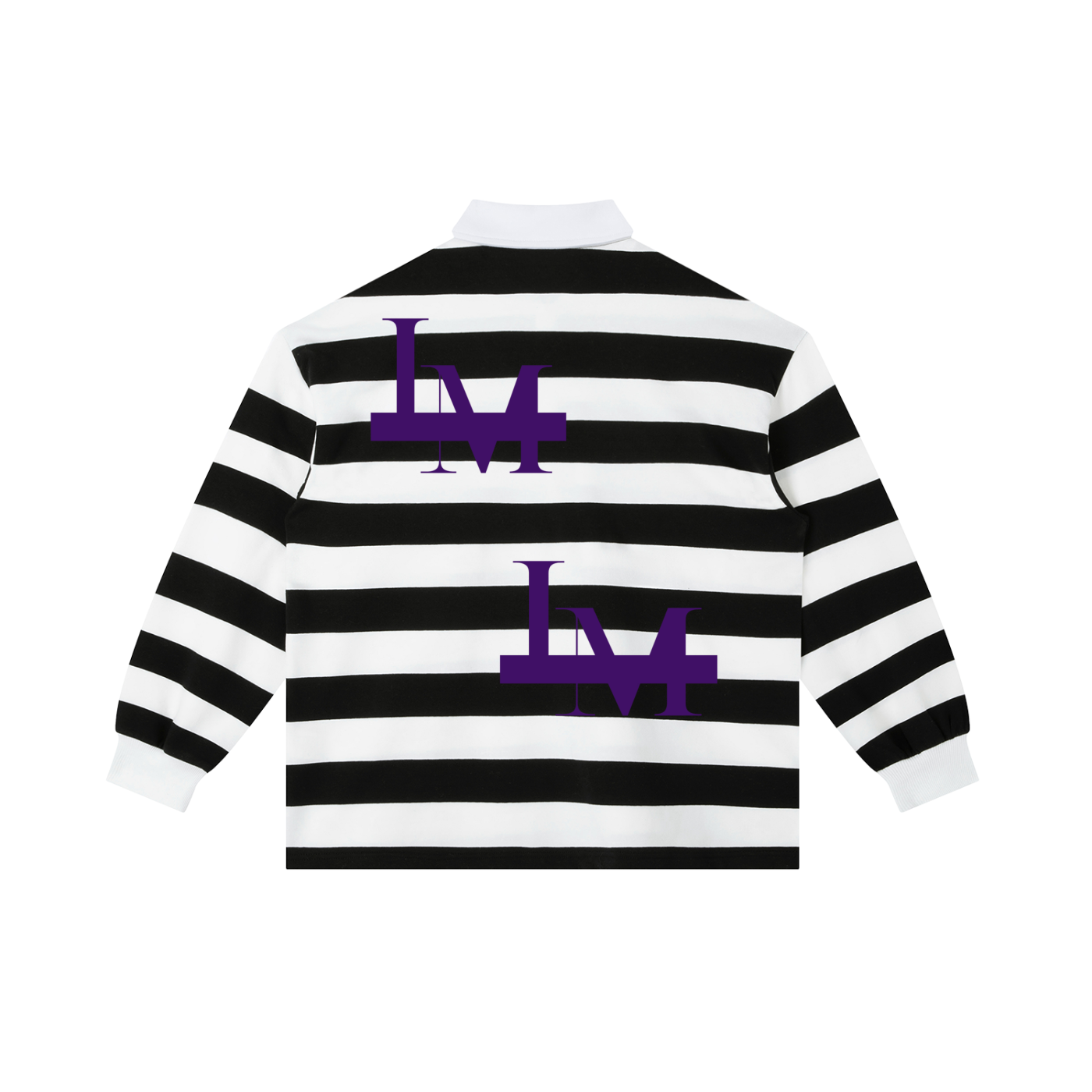 Color Block Stripe Polo Shirt